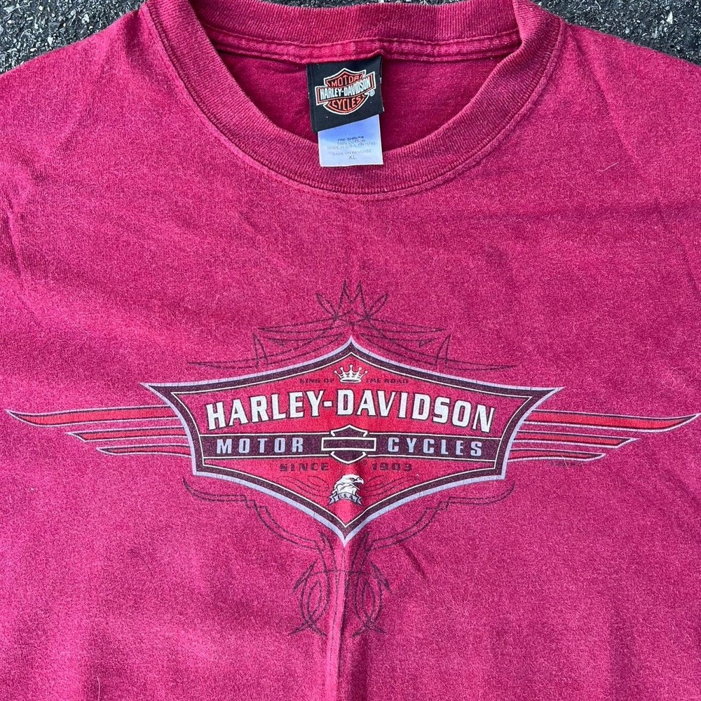 1990s Harley Davidson Graphic AOP shirt size XL